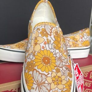Brand new in box. Mushrooms, Butterflies and Flowers Retro Style Vans.